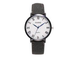 Reloj De Pulsera De Cuarzo Para Hombre Con Correa De Pu, Regalo Sencillo Y Elegante Zlf0392 (negro)