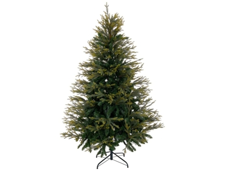 Árbol de Navidad Verde PVC Polietileno Metal 210 cm