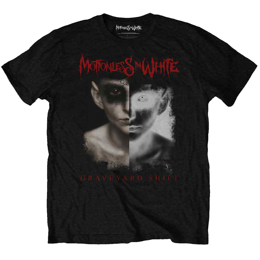 Motionless In White Graveyard Shift Album 2017 T-shirt Unisex Rockinstone Size:s