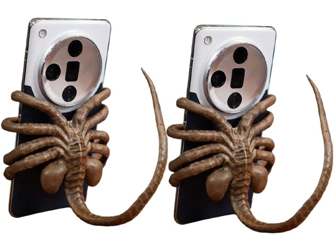 Soporte Ajustable Para Teléfono De Halloween - Decoración Con Adsorción Facial