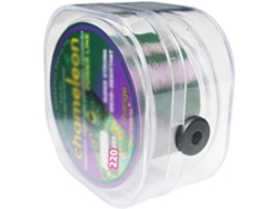 Hilo De Pesca Camaleón 220 M, Monofilamento Fluorocarbono Que Cambia Color, Nailon Con Revestimiento Sólido...