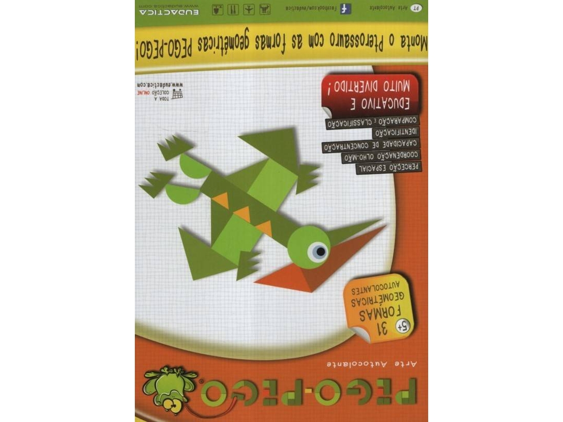 Libro Pego-Pego - Pterossauro (Portugués)
