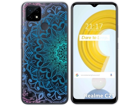 Carcasa Realme C21 TUMUNDOSMARTPHONE Dibujos Transparente Multicolor
