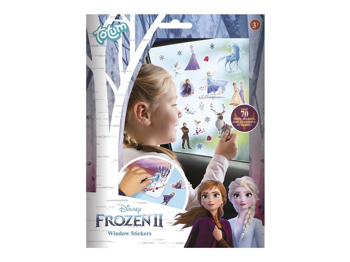 Totum Disney Frozen 2 pegatinas de ventana para niños