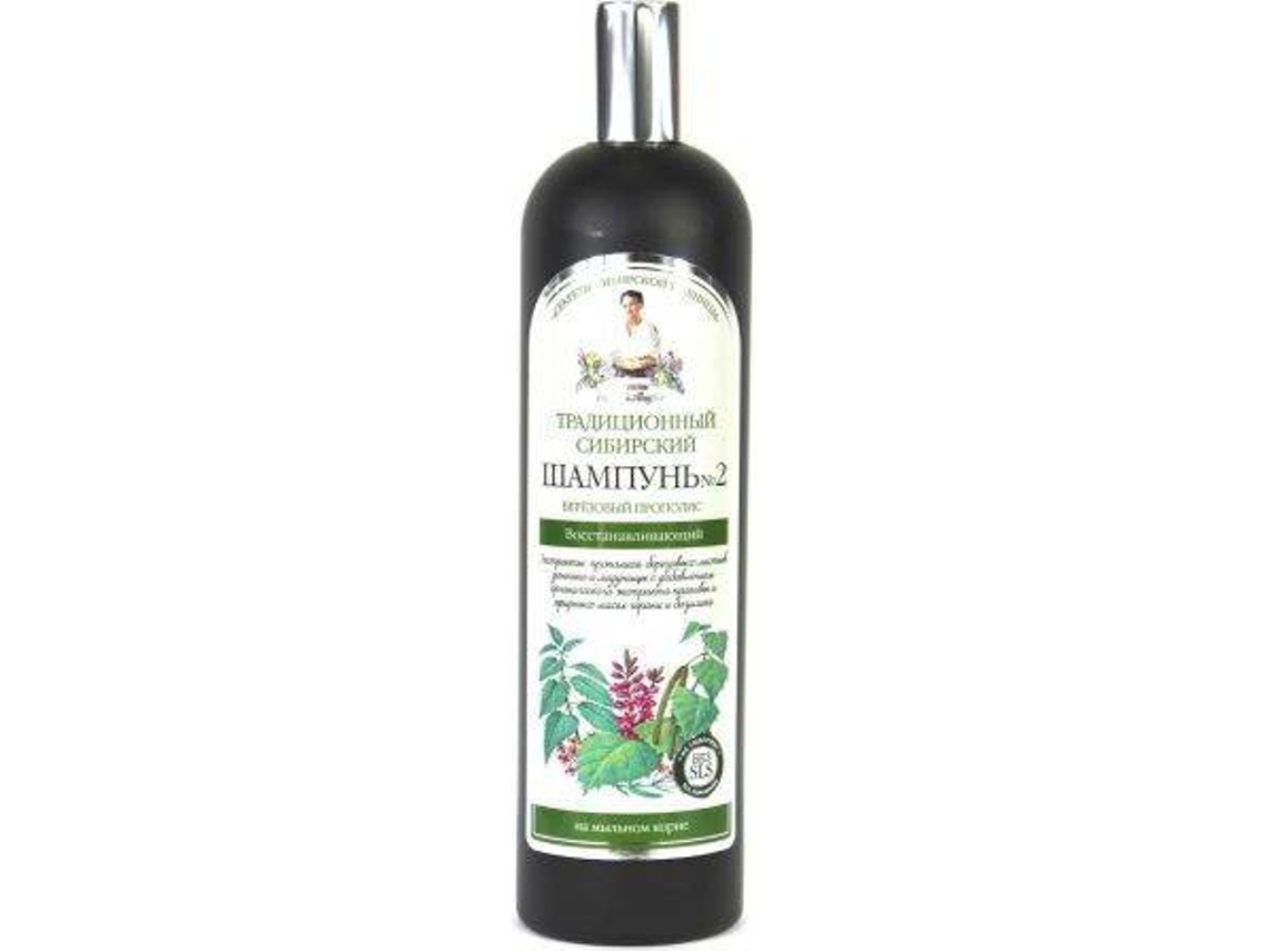 Champú BABUSHKA AGAFIA Traditional Siberian Birch Propolis Restoring (550ml)