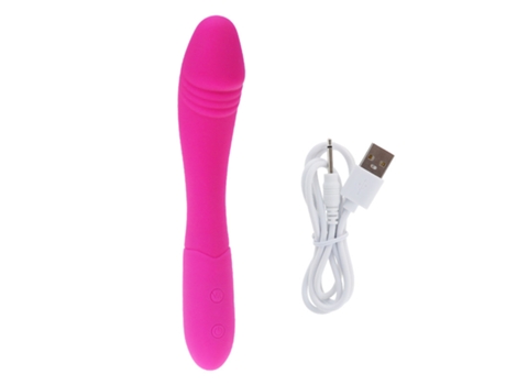 Vibrador de silicona impermeable de 10 modos para mujer (rosa) OEMG