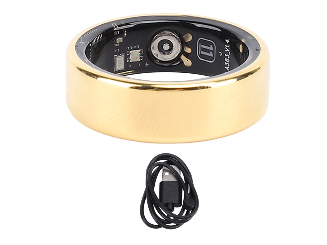 Anillo Inteligente (resistente Al Agua Ip68, Conteo Automático De Pasos) Anillo De Seguimiento Inteligente De Salud Y Condición Física