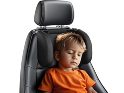 Almohada cervical para coche, diseño en forma de U ajustable a 180°, adecuada para niños y adultos.