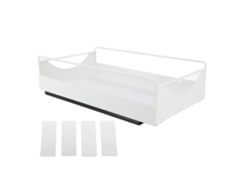 Organizador De Armario Retráctil, Acero Al Carbono, Estante Deslizante Suave Para Cocina Y Baño, 227x401x85 Mm