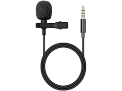 Micrófono De Solapa Para Teléfonos Móviles Y Ordenadores Con Cable De 1,5 M, Omnidireccional, Con Cancelación De Ruido, Compatible Con Smartphones, Ordenadores Y Cámaras.