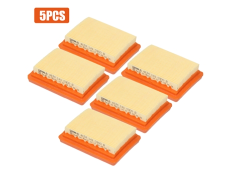 Filtro de aire de 5 piezas para motosierra Compatible con carburador Stihl Fs120 Fs200 Fs250 Fs300 Fs350 Fs400 Fs450 Fs450 YWEY