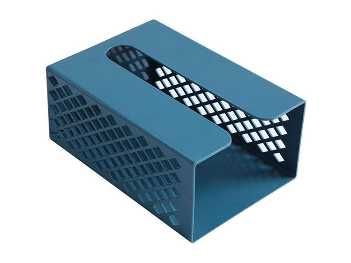 2026da-porta Servilletas De Pared Sin Clavos Abs Azul Para Baño Cocina Oficina 19x13x8.5cm