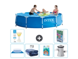Intex Piscina Com Estrutura Redonda - 305x76 Cm - 7-peças S46