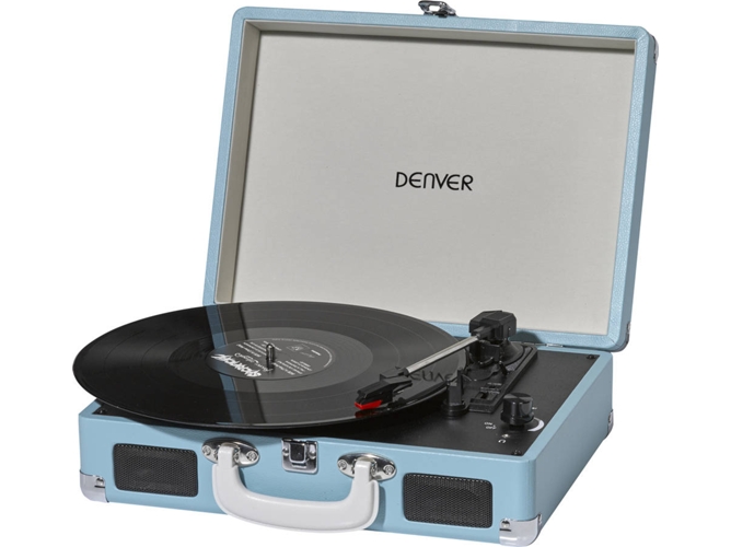 Tocadiscos DENVER ELECTRONICS VPL-120BLUE