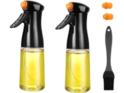 Pulverizador de aceite de oliva para cocinar, boquilla giratoria, dispensador de aceite de oliva para botellas de 230 ml Co Gokoco