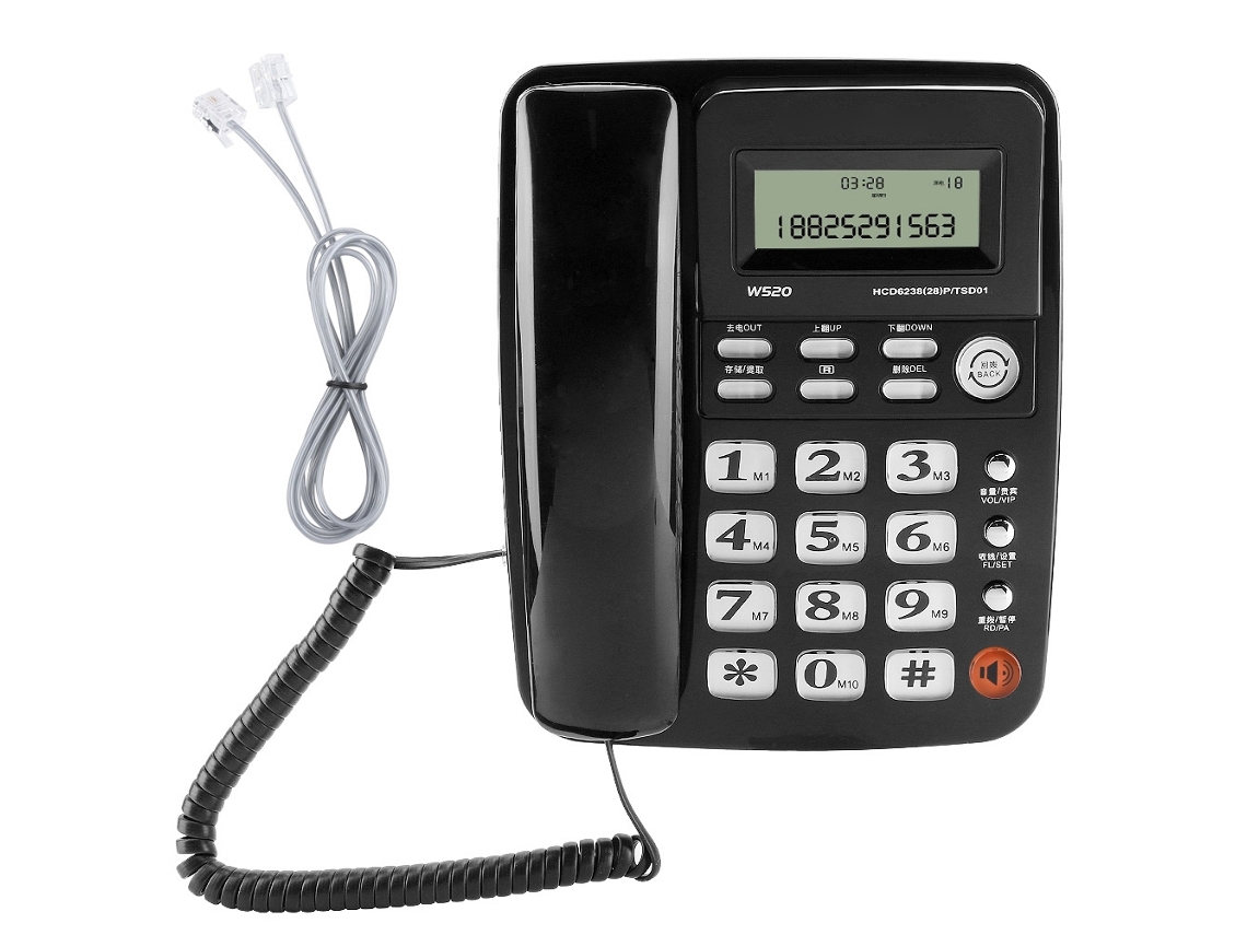 Teléfono fijo inalámbrico para casa y oficina