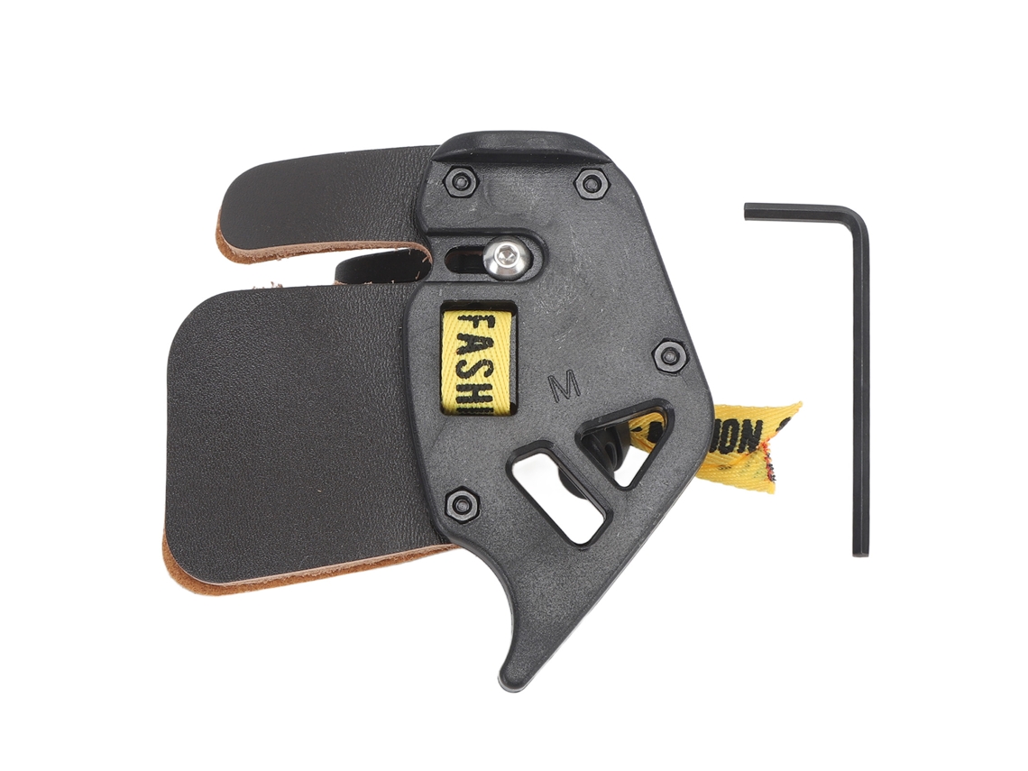 2026-protector De Dedos De Cuero Pu Doble Para Arco Recurvo, Guarda Dedos Para Tiro Con Arco, Práctica Deportiva Al Aire Libre Negro