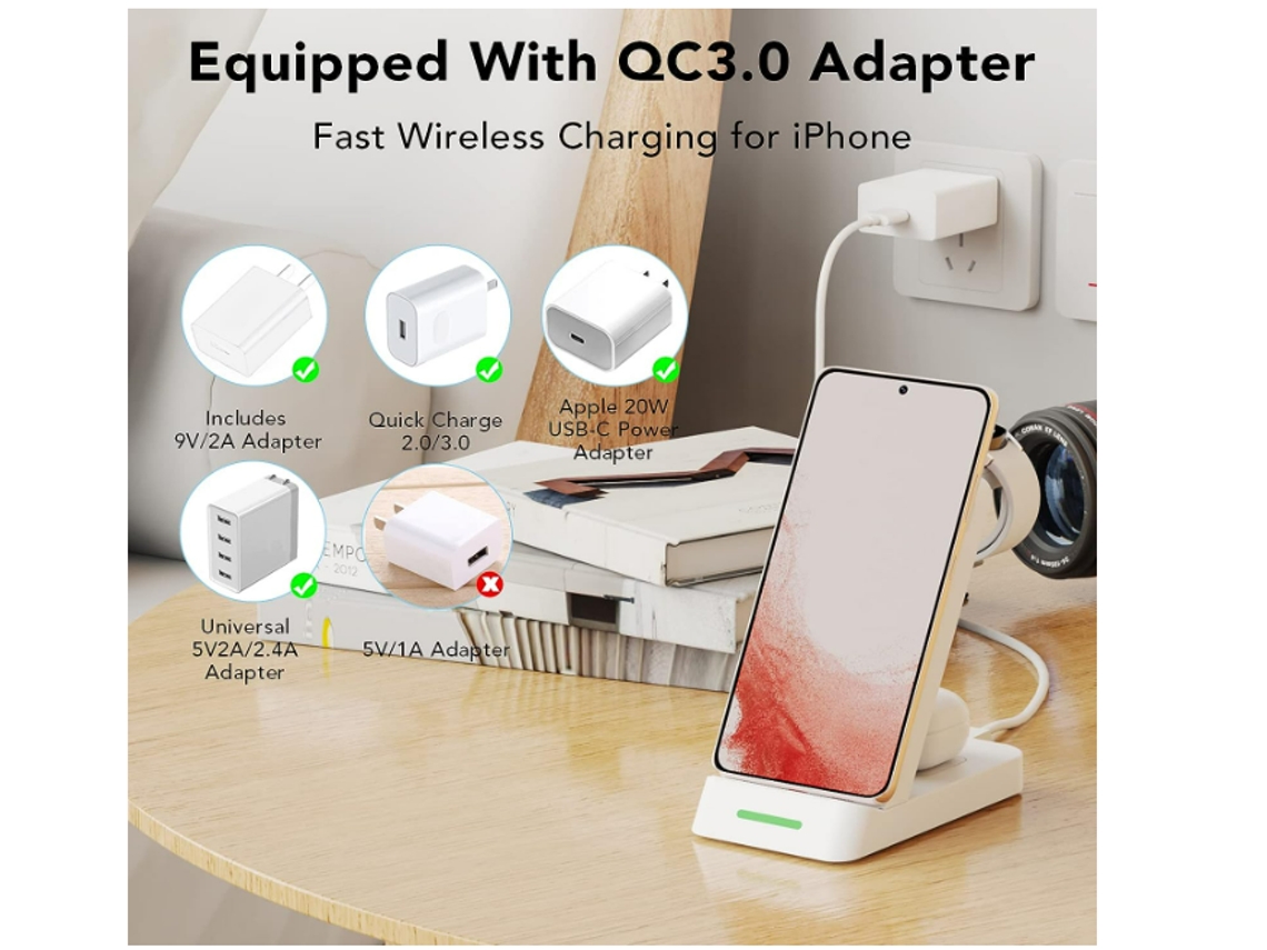 Cargador inalámbrico en para Galaxy Watch classic/6/5Pro/5/4