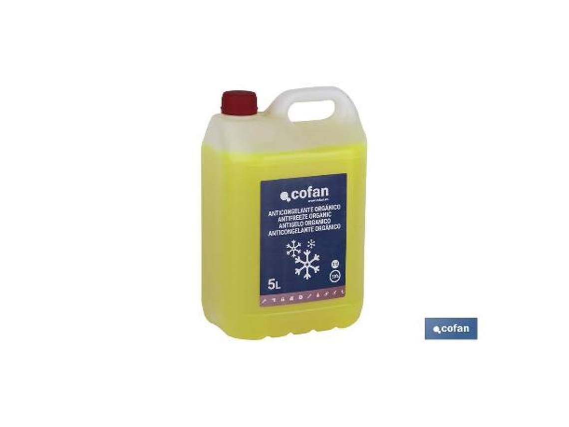 Anticongelante g-12 50% orgánico amarillo 5 l