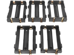 26650- 2c- Paquete De 5 Portapilas Smd Con Pines De Bronce