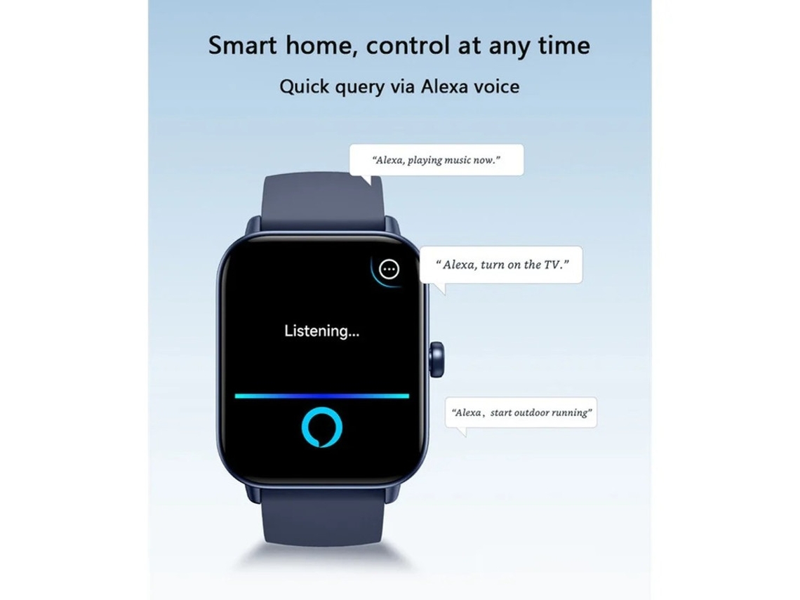 Reloj inteligente Bestvite con pantalla grande HD de 1,8 pulgadas y 100 modos deportivos.
