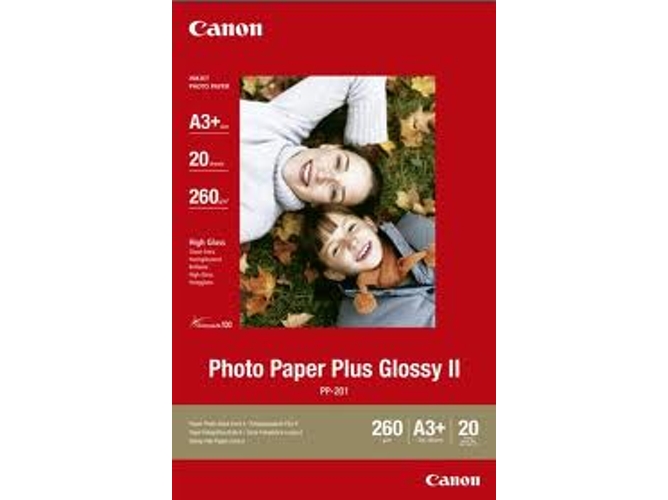 Papel Foto CANON PP-201 A3+, 20 h