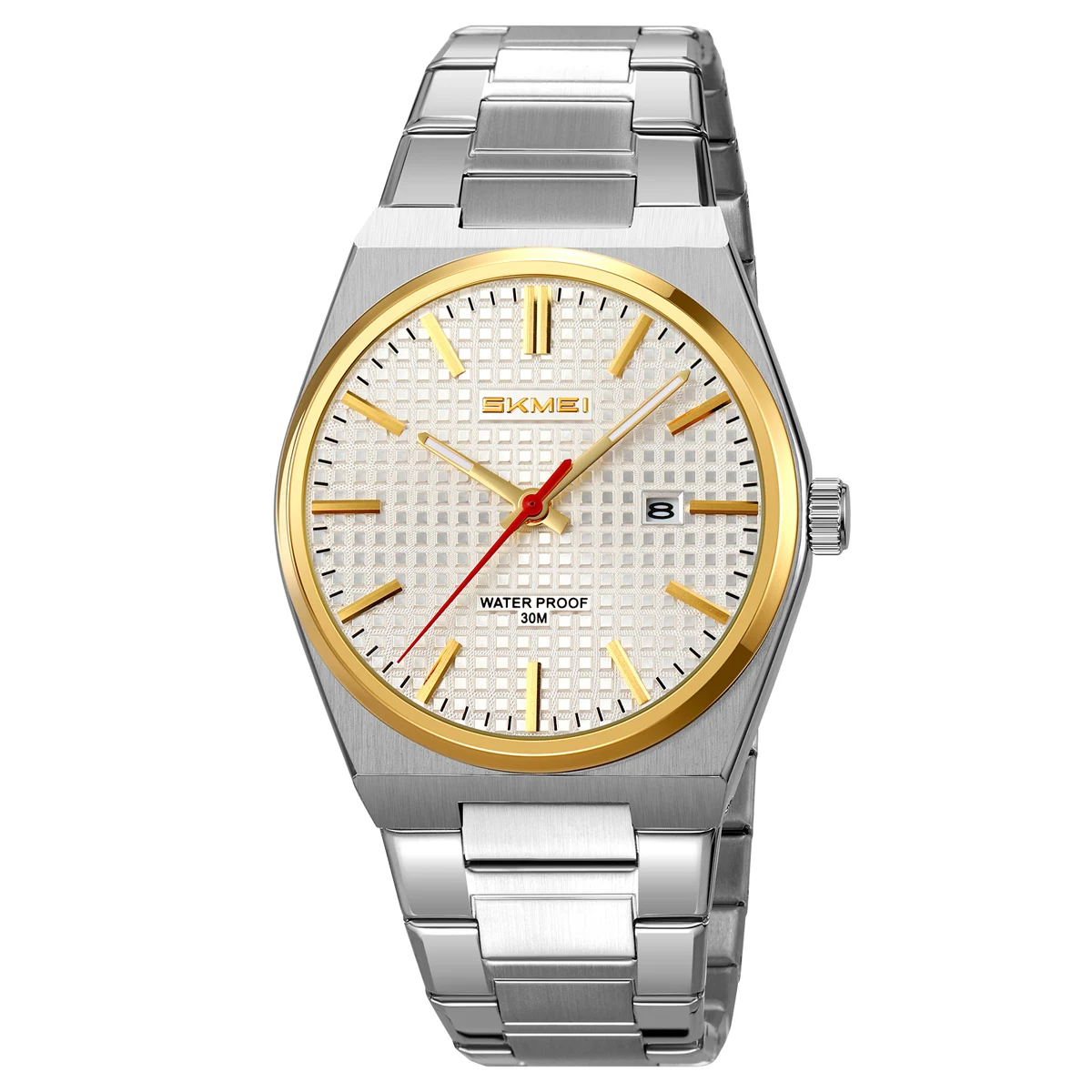 Reloj De Pulsera Con Movimiento De Cuarzo, Para Hombre Y Mujer, Con Indicador De Fecha, Elegante Y Resistente Al Agua.