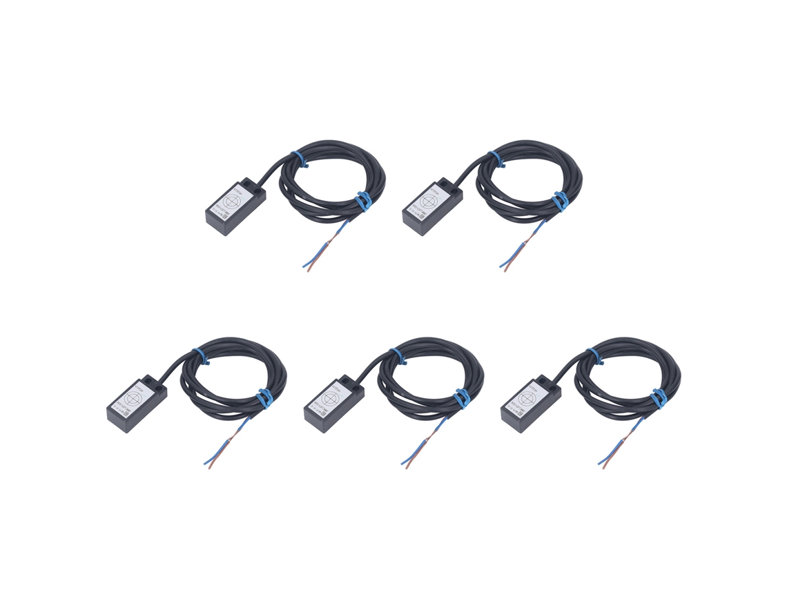 5 Piezas Sensor De Interruptor Magnético De 2 Hilos Normalmente Abierto Abs Dc Ac 5‑200v