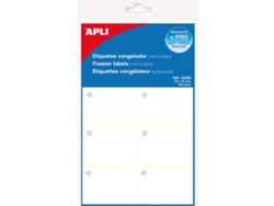 Etiquetas Adhesivas APLI (Blanco - Manual para Congelador 34 X 53 mm)