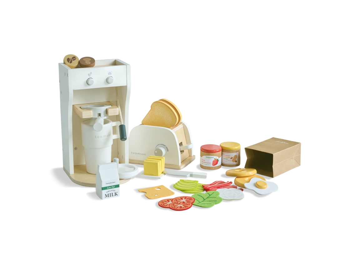 Set de desayuno saludable para llevar Teamson Kids (blanco / 27 accesorios)