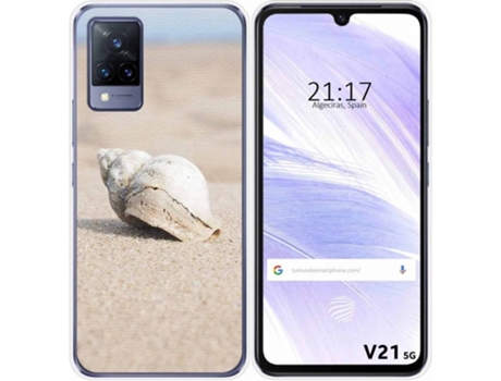 Carcasa Vivo V21 5G TUMUNDOSMARTPHONE Concha Multicolor