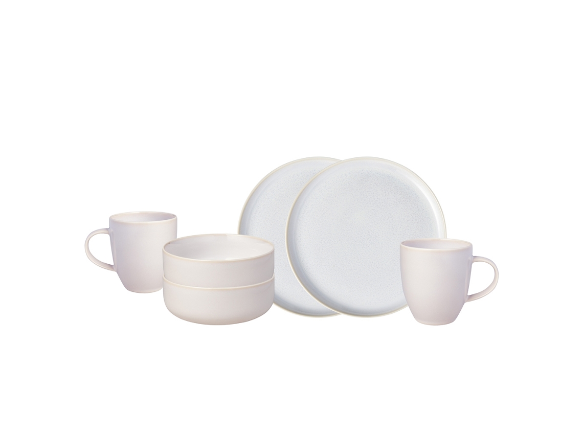 Juego de desayuno de 6 piezas de algodón artesanal de Villeroy Boch
