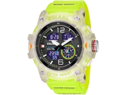 Reloj impermeable giratorio analógico luminoso deportivo de expedición militar de campo clásico