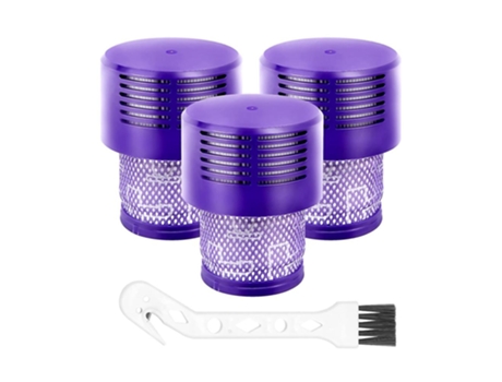 Filtros hepa de substituição compatíveis para aspirador de pó dyson v10 sv12