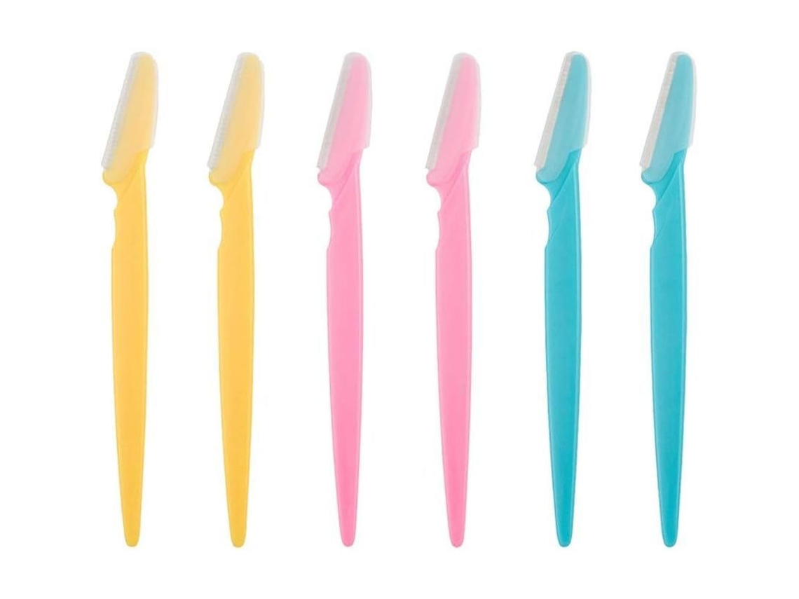 Recortadora De Cejas Para Depilación Facial Y Dermaplaning, 6 Piezas Para Mujeres Y Hombres.