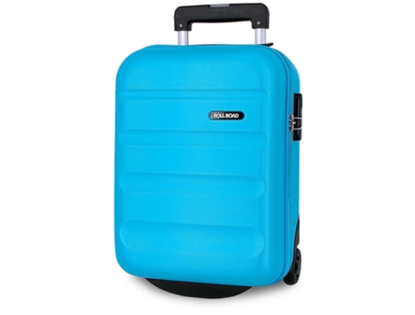 MALETA DE CABINA ROLL ROAD FLEX RÍGIDA 40CM AZUL CLARO