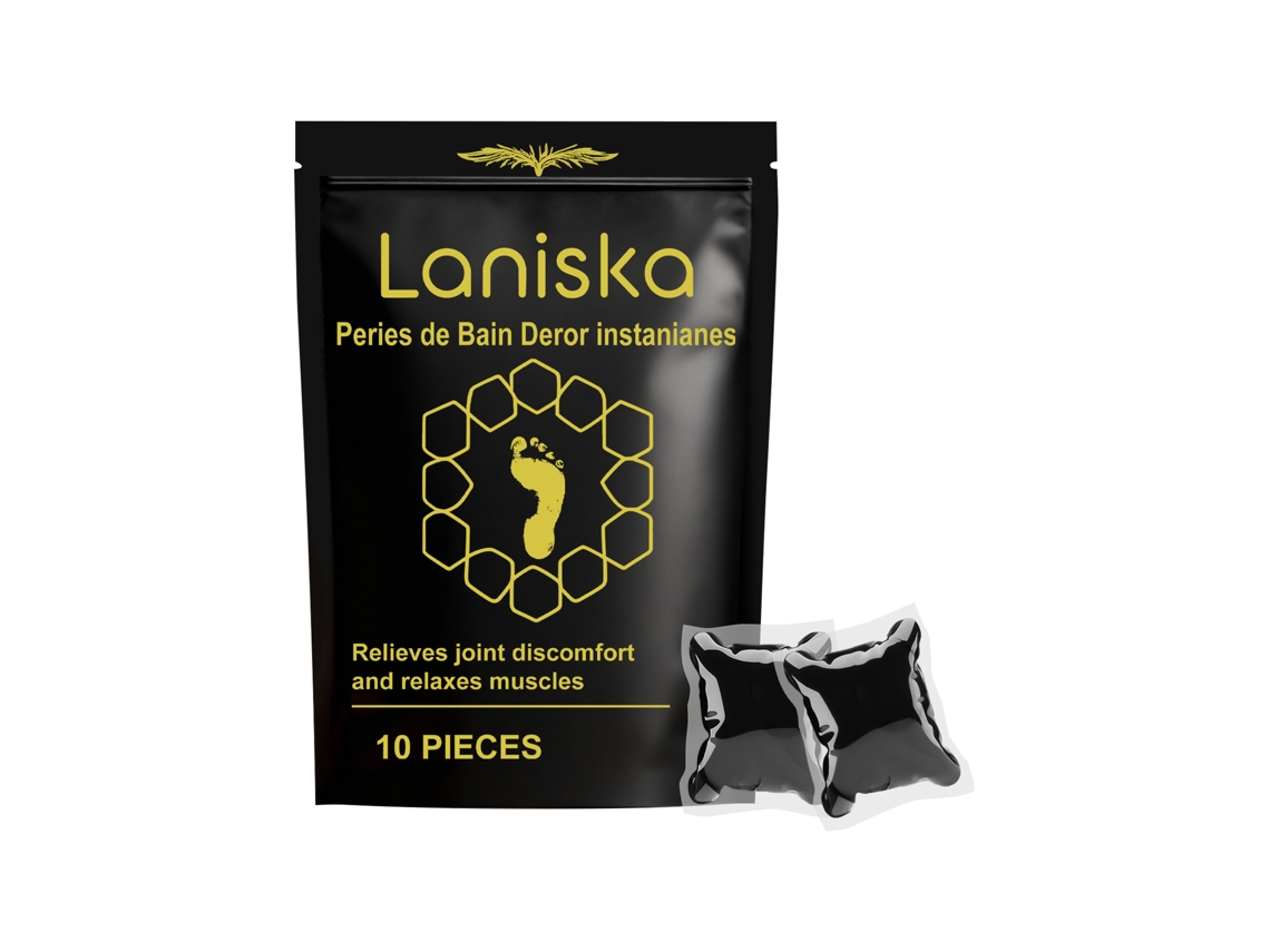 Gel de perlas para pies para adelgazar en el baño