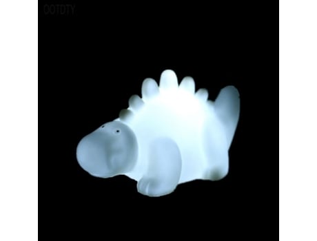 Lámpara Led Mini Dinosaurio Pequeñas Luces Nocturnas Decoración Del Hogar Que Brillan En La Oscuridad Juguetes SLOWMOOSE Para Niños Verde (Blanco)