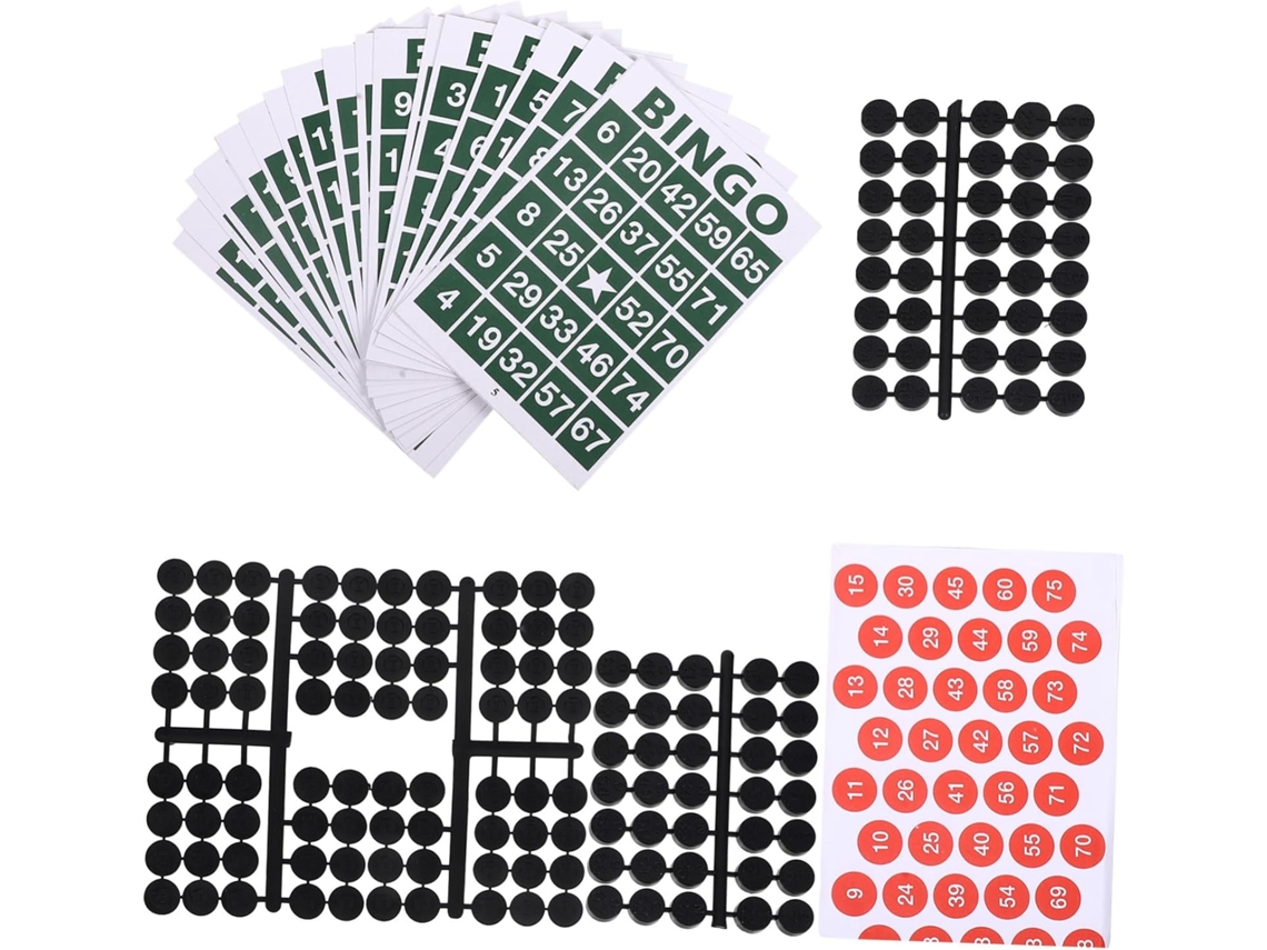 1 Juego De Bingo Temático Con Cartones Y Accesorios Para Entretenimiento Familiar Y Eventos.