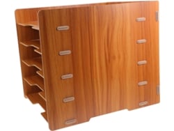 Organizador De Archivos De Madera Para Oficina, Clasificador De Documentos De Varios Niveles.