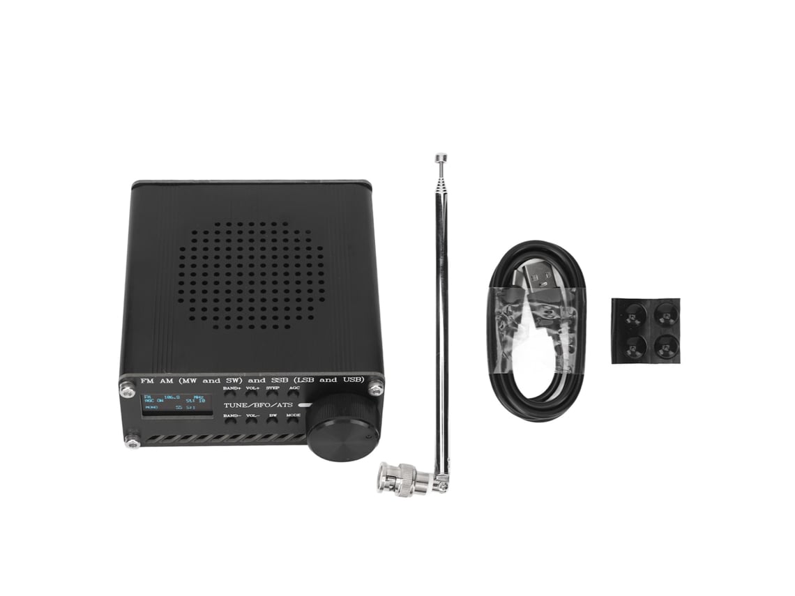 Escáner receptor de radio portátil de banda completa