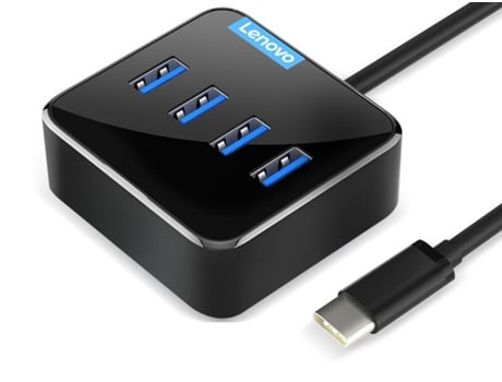 Adaptador LENOVO Hub C603 4 en 1 tipo C a 4 Usb3.0 para Huawei Mate40/P50 S20