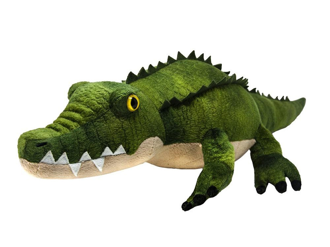 Peluche WILD PLANET Cocodrilo (49 x 25 x 11 cm - Poliéster)