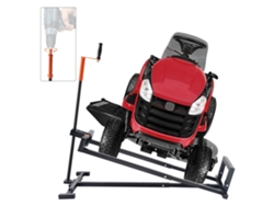 Gato para tractor de jardín y quad con capacidad de 400 kg y altura regulable hasta 60 cm – Estructura plegable Tekmaquinas