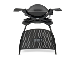 Barbacoa Eléctrica WEBER con Patas 2200W Gris Oscuro Q1400Stand