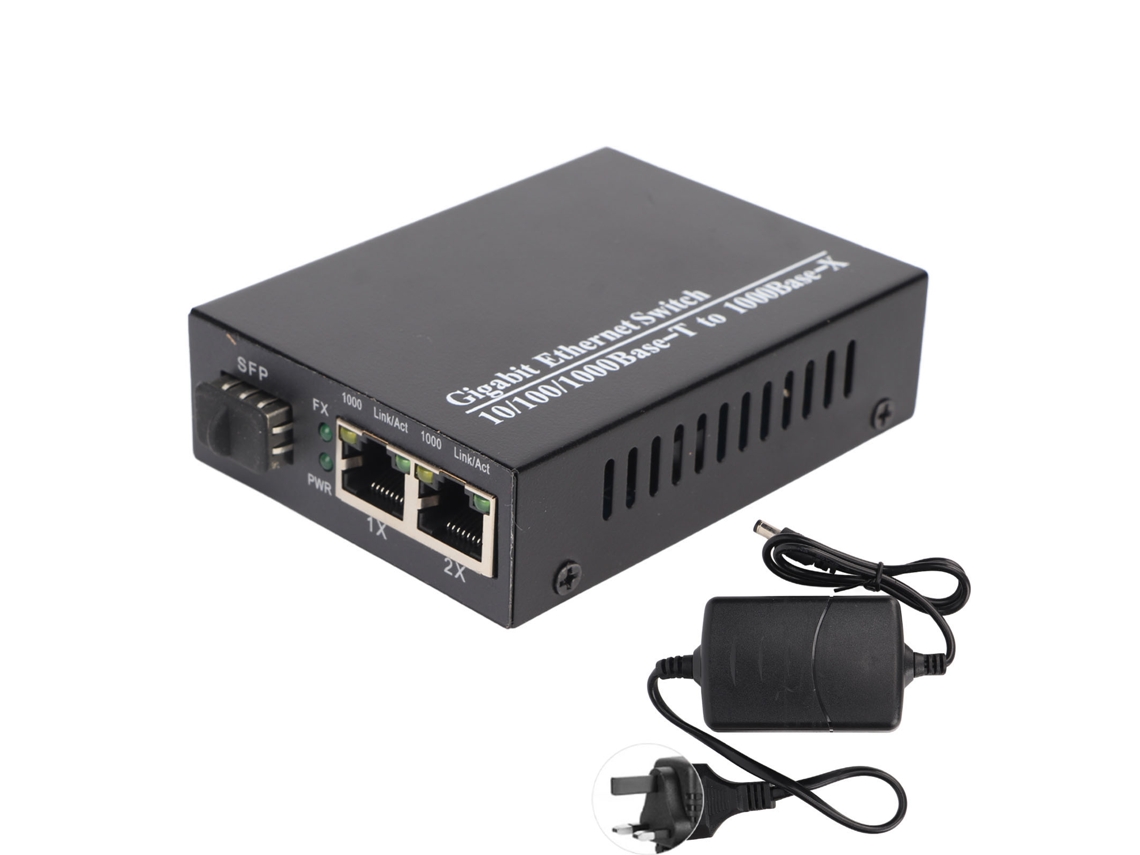 Conversor Óptico-elétrico (transmissão De Fibra Gigabit Sfp Para Rj45)