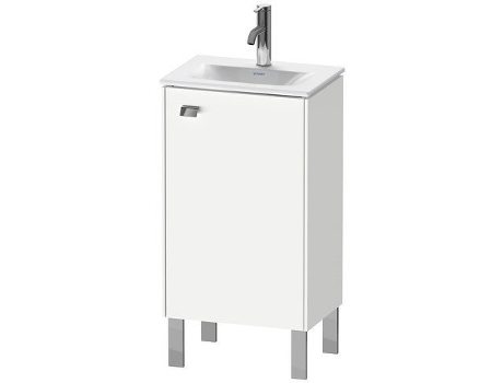 Mueble de lavabo DURAVIT Brioso vertical 44,0 x 31,0 cm 1 puerta abatible a la derecha 1 estante de cristal para lavabo Viu 073345
