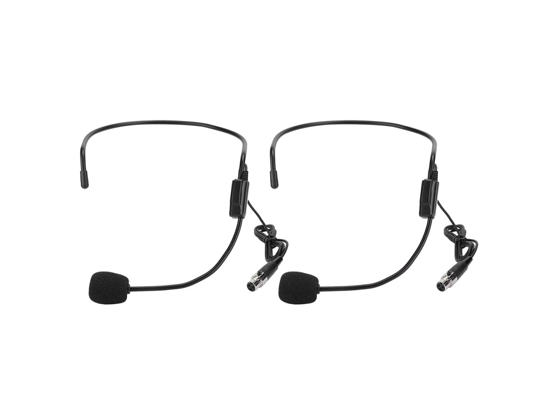2pcs Microfone Mini Xlr 3pin Ta3f Plug Headset Amplificador Para Esportes E Performances