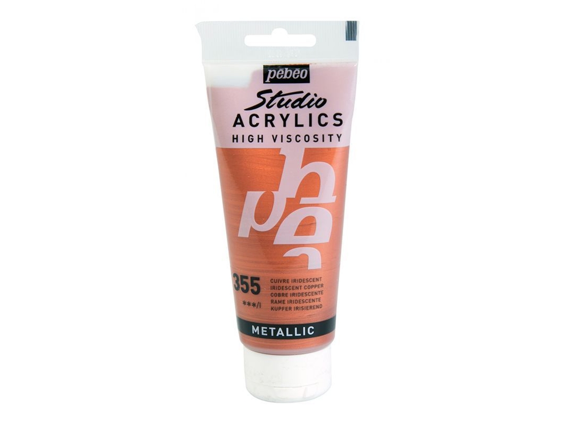 Tinta Acrílica PÉBÉO (Metálica - Cobre - 100ml)