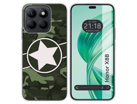 Funda Diseño Camuflaje para Honor X8B TUMUNDOSMARTPHONE Silicona Multicolor